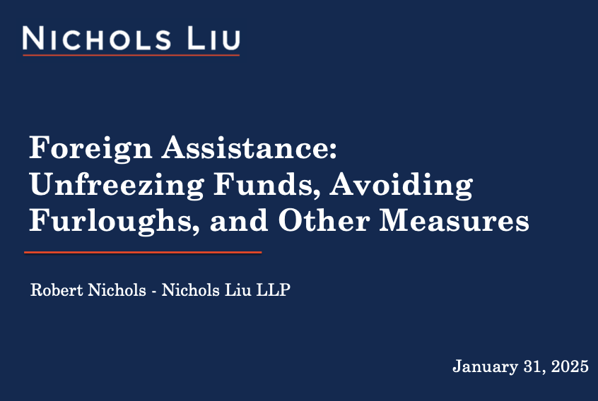In Case You Missed It – Unfreezing Funds, Avoiding Furloughs, and Other Measures